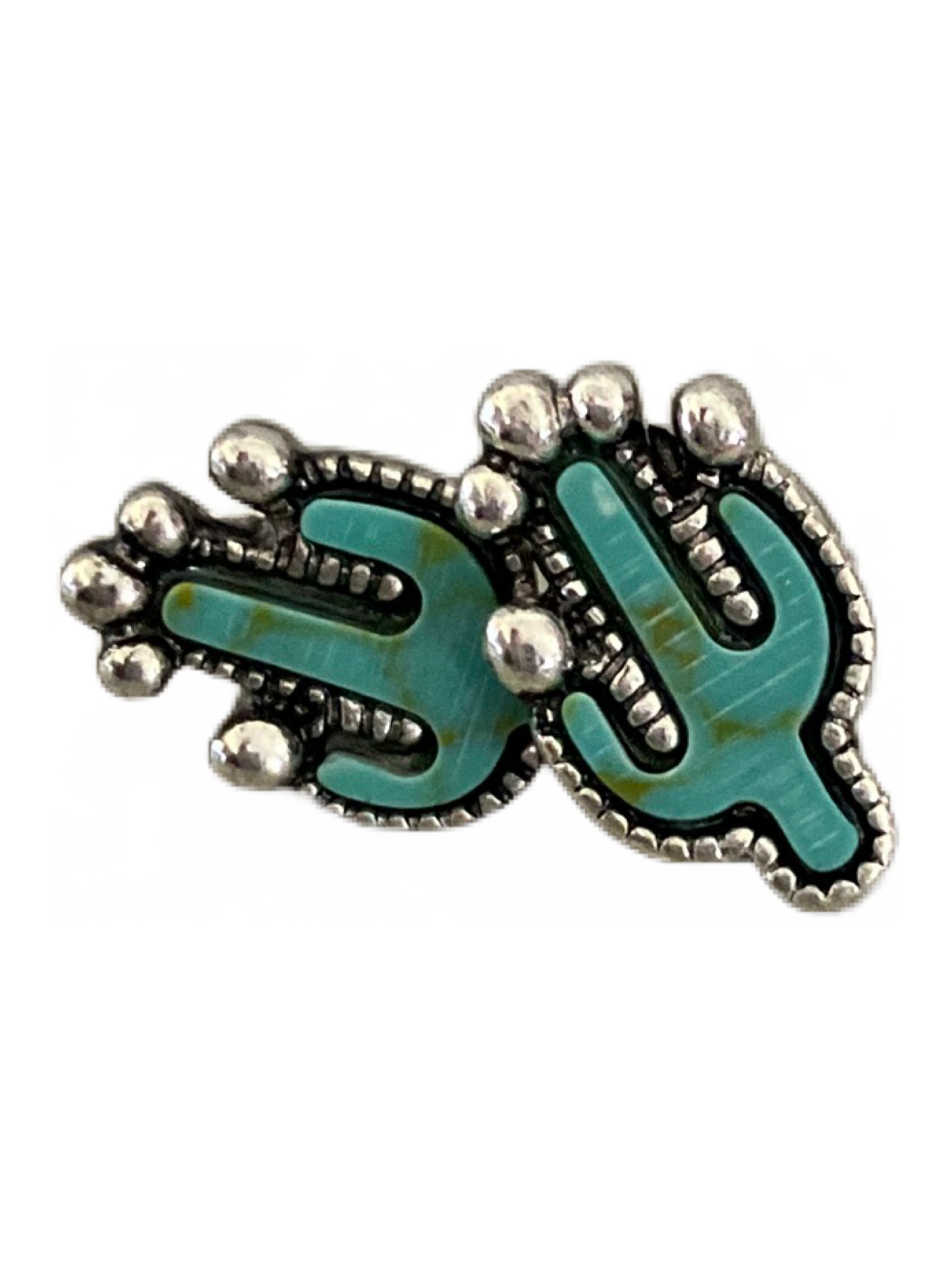 Cactus Studs~ Turquoise