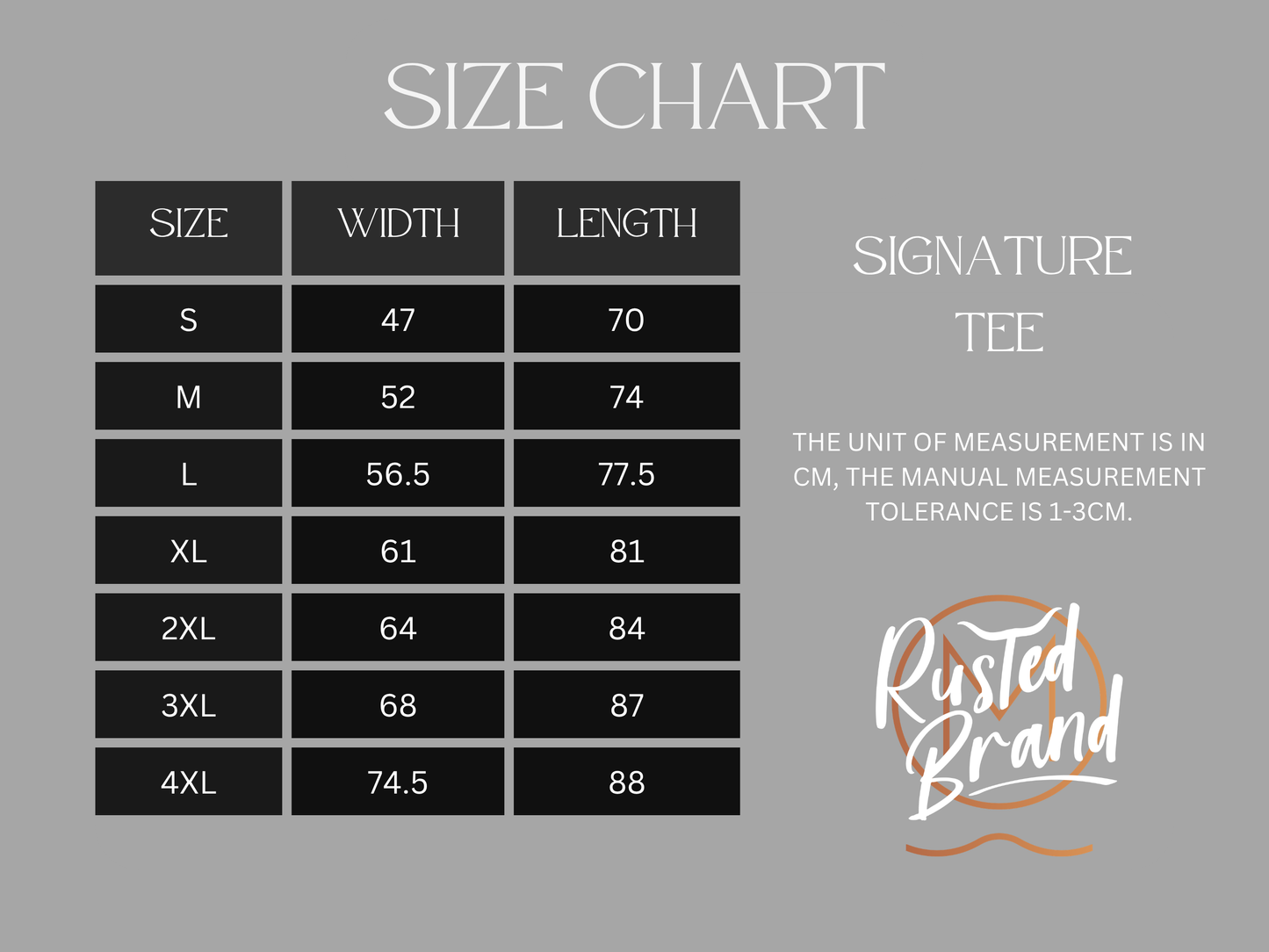 Black Signature Tee - Unisex