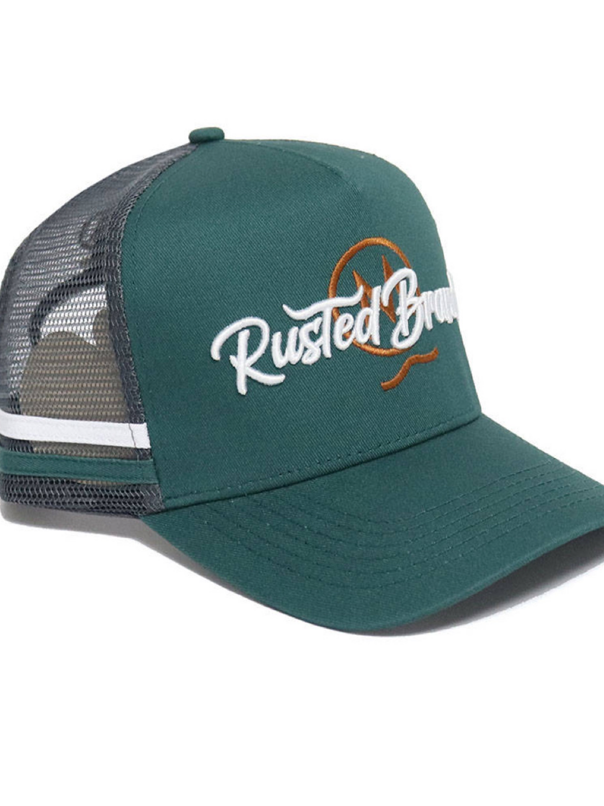 RB Original Trucker Cap~ Green Charcoal