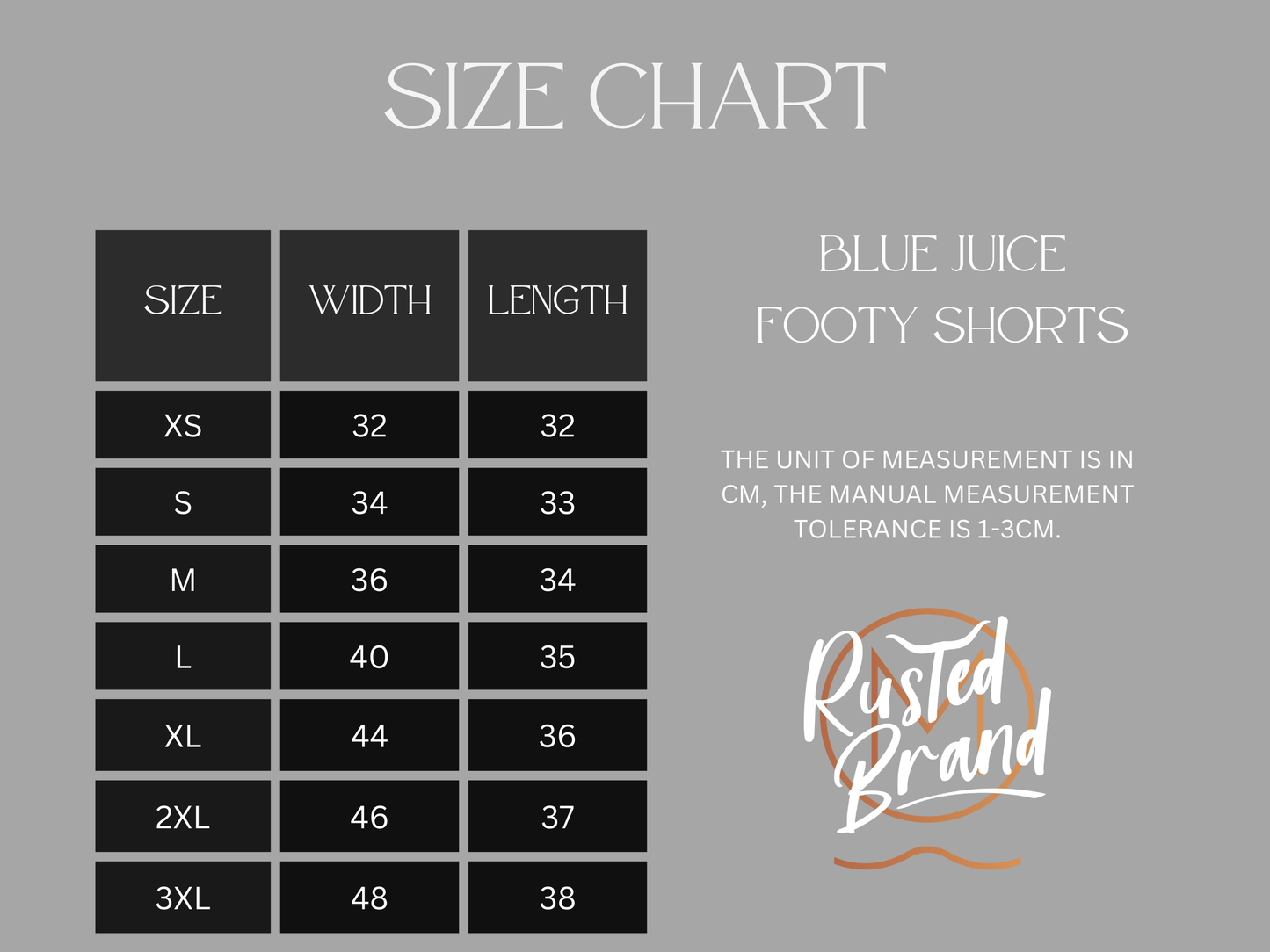 Blue Juice Footy Shorts