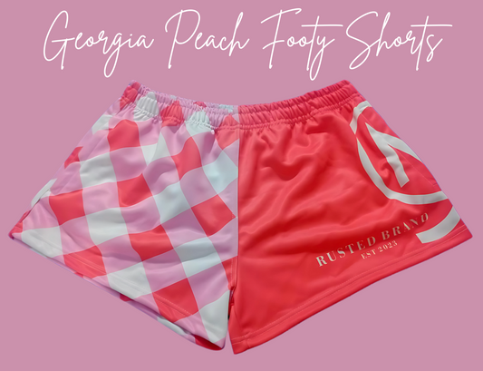 Kids Georgia Peach Footy Shorts